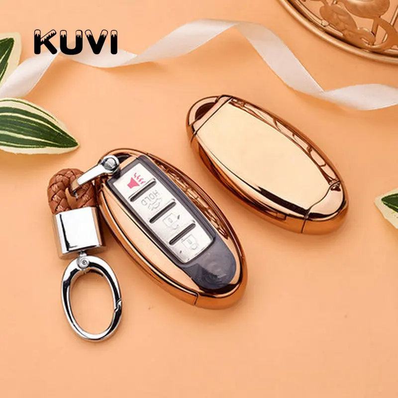 ТПУ + PC Автомобильный пульт дистанционного ключа чехол Брелок для Nissan Infiniti Q50 FX35 FX