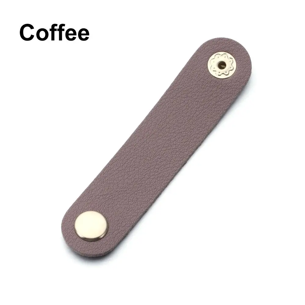 Premium Leather Cable Organizer & Desktop Storage Solution