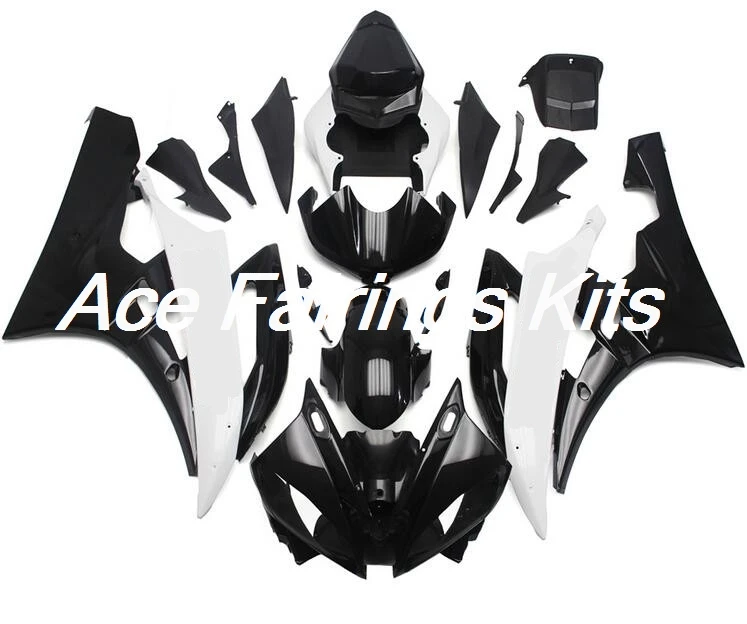 Полный обтекатели подходит для Yamaha YZF 600 R6 06 07 YZF-R6 2006 2007 ABS пластик мотоцикл обтекатель комплект Cowling