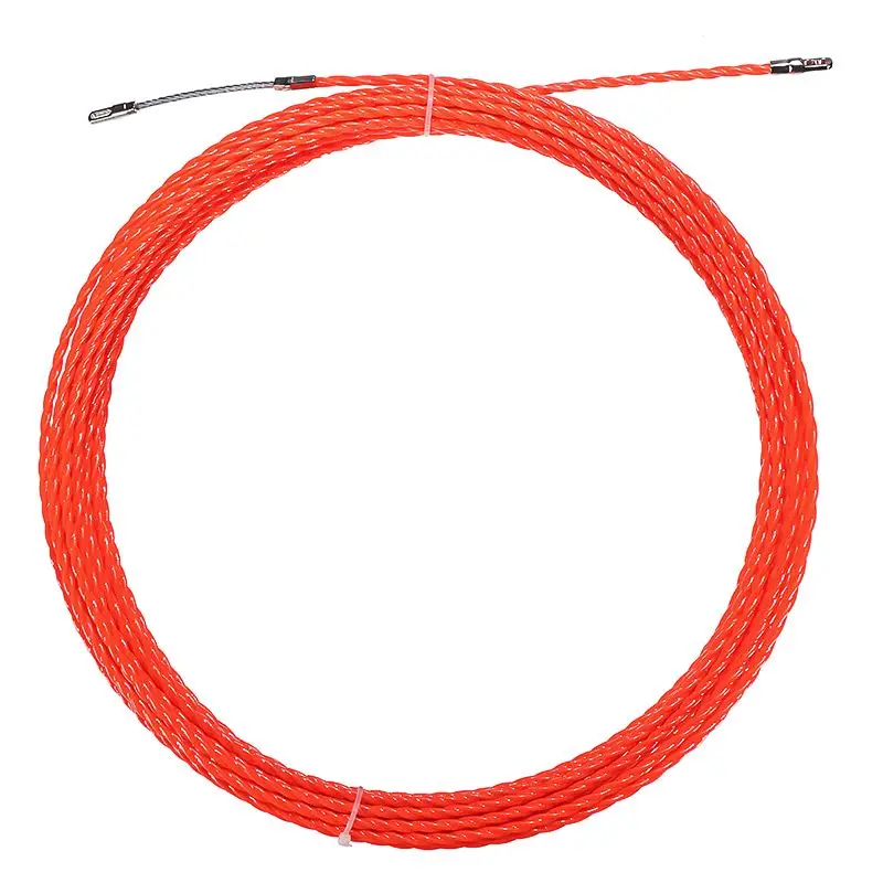 

4/4.5mm 30M Nylon Cable Push Puller Fish Tape Reel Conduit Ducting Rodder Pulling Puller Wire Guide Accessories Kit