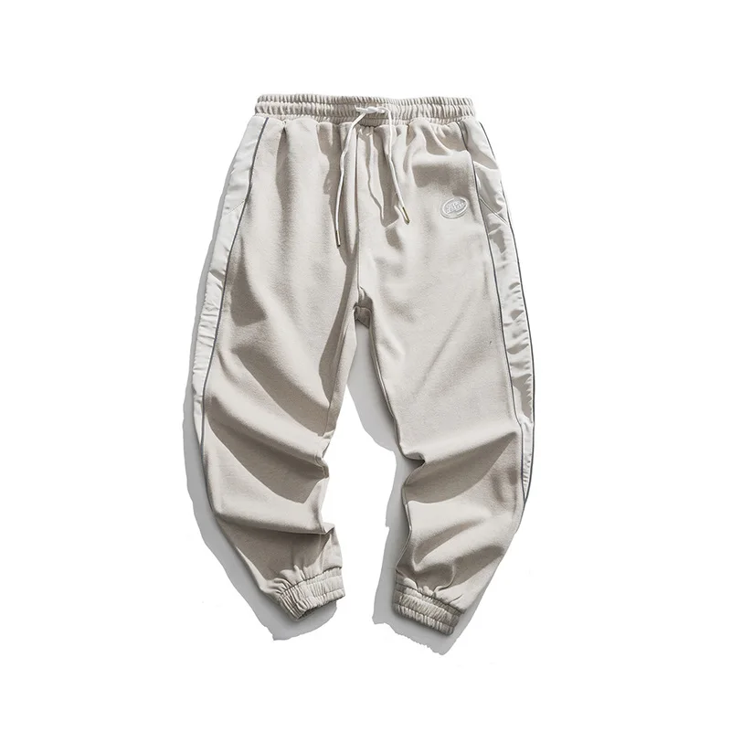 

Yi dao Vintage Spring Loose-Fit Beam Leg Gymnastic Pants Japanese-style Retro Joint Versatile Sports Casual MEN'S Sweatpants