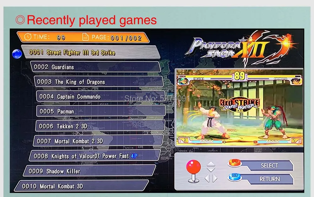 3188 в 1 Pandora Saga Box 12 семейная версия платы 40p аркадная плата для монет HD видео Jamma игры HDMI VGA FBA MAME материнская плата