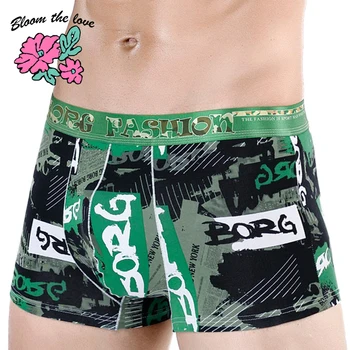 

[Bloom the love] Brand New Hot Boxer Men Underwear Mens Cuecas Masculina Calzoncillo Man Boxers Male Boxershorts Size L-3XL 0923