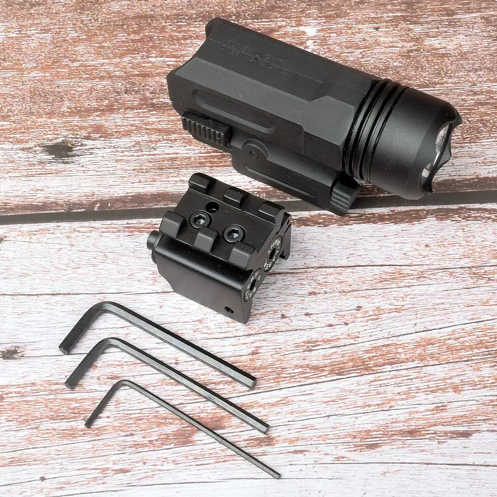 Red Dot Laser Sight Tactical Picatinny Weaver Rail Mount 20mm Pistol Gun Compact Torch Light LED Rifle Glock Gun Flash Light-5