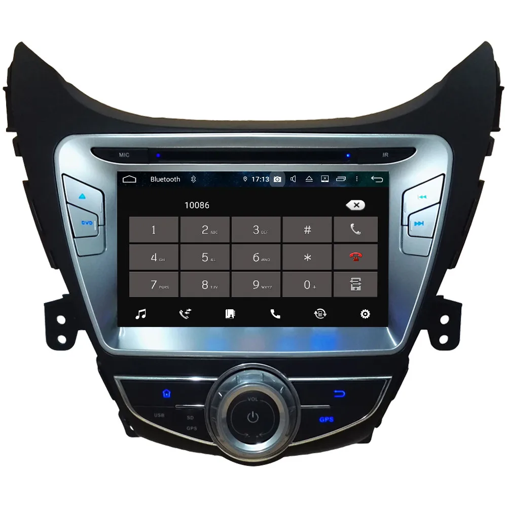 Discount Klyde IPS 4G Android 9 Octa Core 4GB RAM 64GB ROM DSP Car DVD Multimedia Player Stereo For Hyundai Avante Elantra I35 2010-2013 2