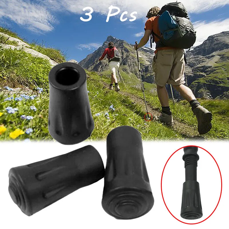 Alpenstock Rubber Head Cover Case Protector Hiking Walking Camping Stick