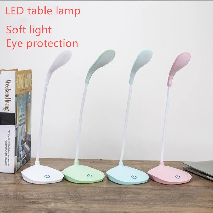 

New creative usb rechargeable LED desk lamp eye protection study bedroom bedside primary school children desk lamp