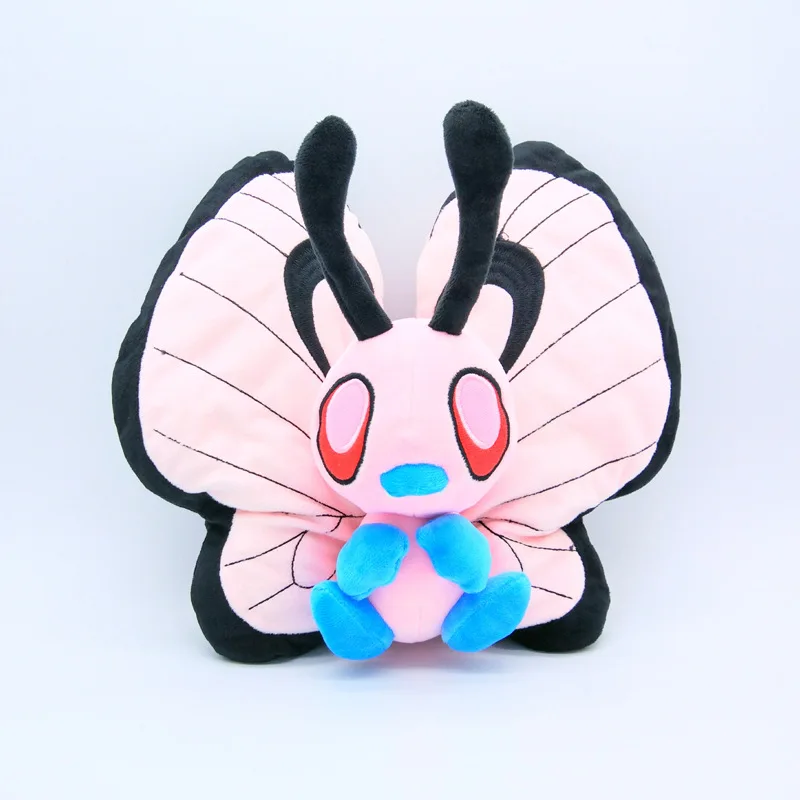

25cm Medium Size Cute Anime Stuffed Plush Toys pokemones Stuff Plush Toys Kawaii Butterfree Comfortable Doll Gifts for Children