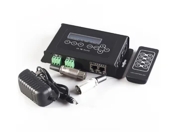 

BC-100 strong DIY & combination function real time clock system Programmable DMX512 controller with RF remote and LCD screen