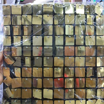 

60pcs 30*30cm Background Boards with PET Square Sequins For Wedding Backdrops Stage Decorative Panels Sequins Wall