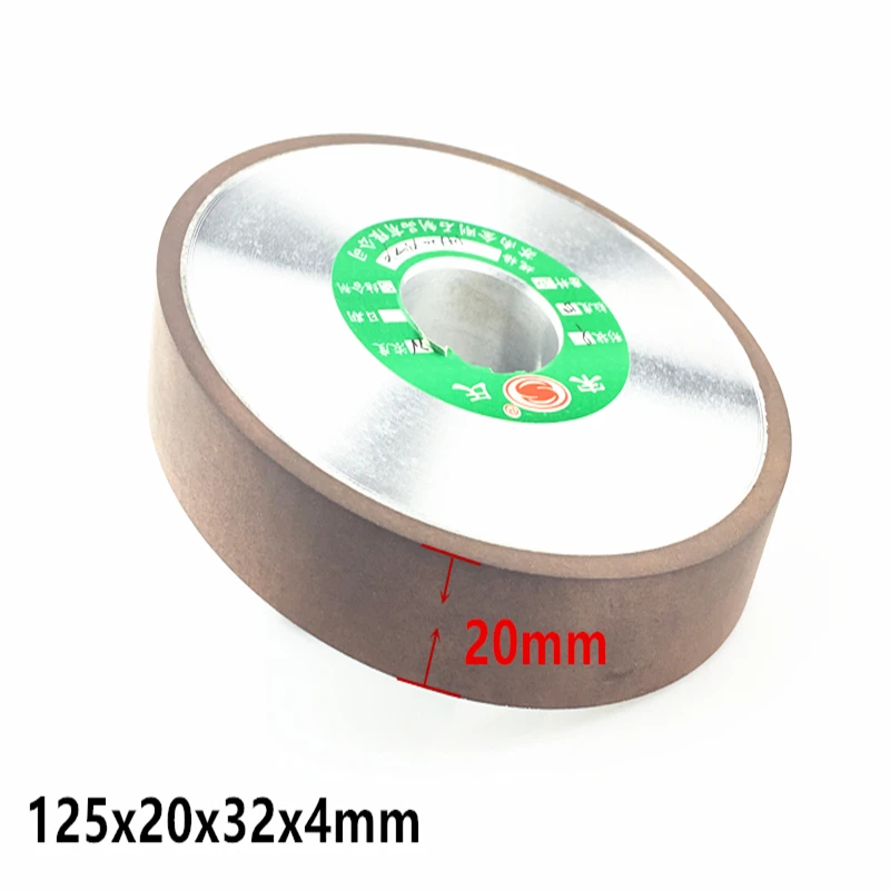 Jrealmer 125x32x20mm Diamond Grinding thickening Wheel Processing Saw Blade Cutter Grinder 32mm hole