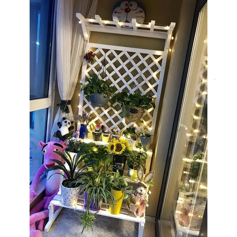 Деревянные полки для лестницы Крытый горшок леса Porta Piante Etagere Plante Stojak Na Kwiaty полка открытый завод стойки цветок стенд