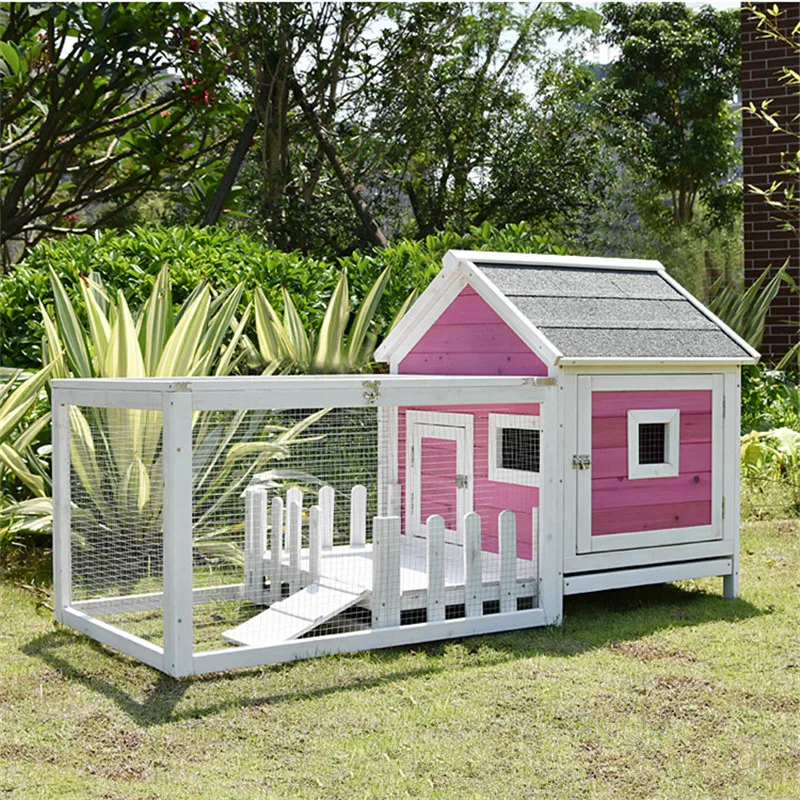 pallet wood rabbit hutch