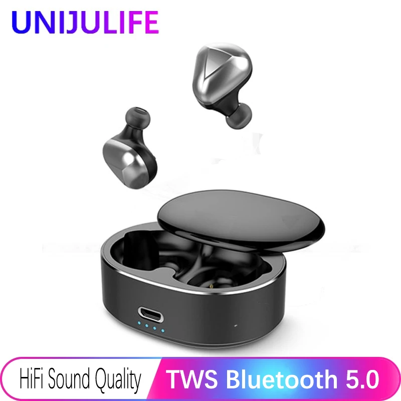 TWS беспроводные наушники стерео Bluetooth спортивные игровая гарнитура 6D звук
