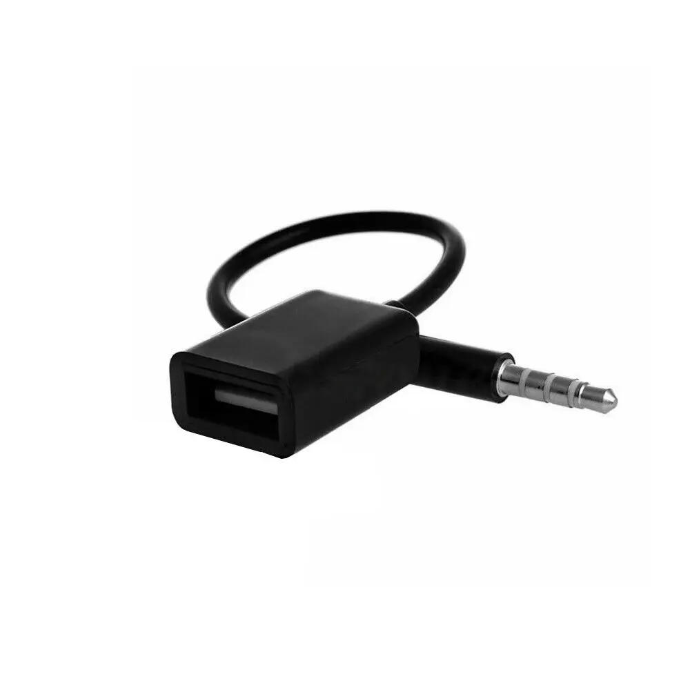 Usb to 3.5mm adapter 3.5mm audio adapter Audio earphone converter Audio headphone adapter 3.5mm Male AUX Audio Plug Jack To USB 2.0 Female Converter Cable Cord Car MP3