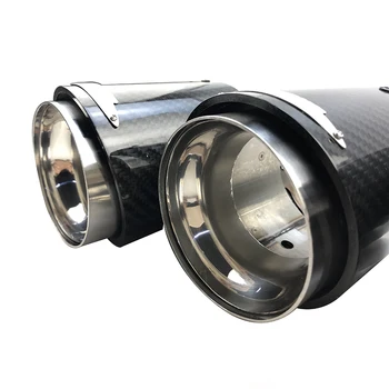 

Suitable for mini R55 / R56 / R57F56 / F57 / F54 / F60 exhaust modified stainless steel carbon fiber tail throat