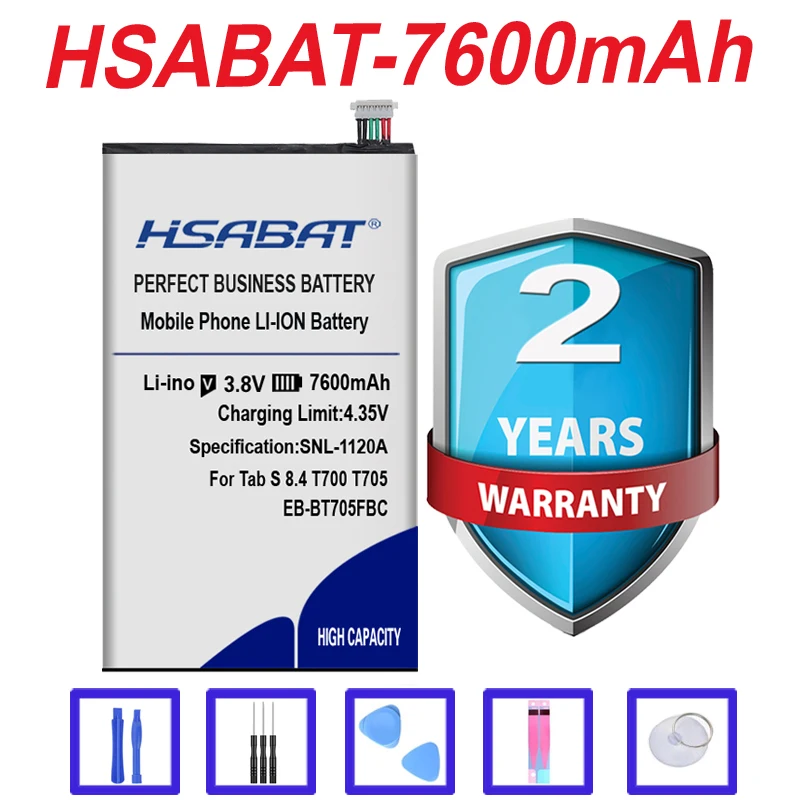 Лидирующий бренд Новинка 7600 мАч EB-BT705FBC EB-BT705FBE батарея для samsung GALAXY Tab S 8,4 SM-T700 T701 T705