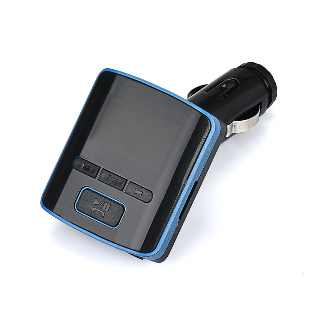 Bluetooth Handsfree FM передатчик беспроводной Handsfree аудио приемник USB зарядное устройство ЖК-дисплей MP3 плеер автомобильные аксессуары автомобильный комплект