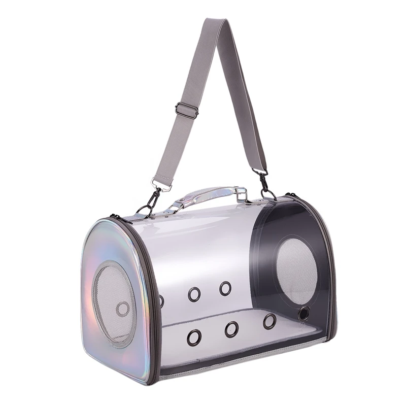 

Outdoor Cat Carrying Kitten Cats Out Carrying Case Full Transparent Cat Bag Pet Compartment Dog Shoulder Cat School Bag Breathab