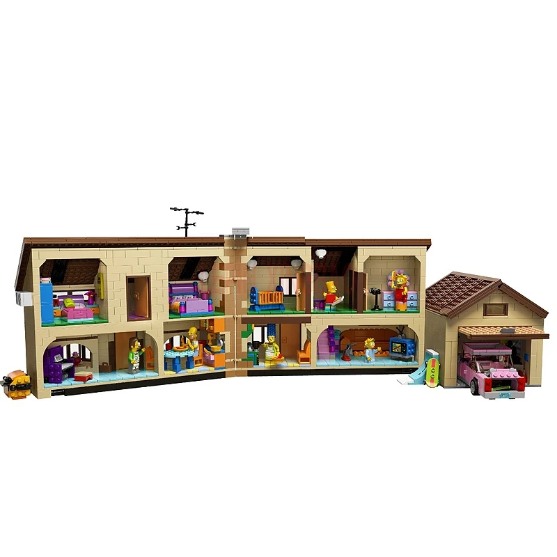 LP 16005 MOC Симпсон семья Kwik-E-Mart Строительные блоки Набор кирпичей собранные lepinings игрушки Клон 71006