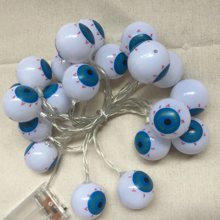 

Halloween Eyes Lighting Chain LED Eyeball Eyeballs Colorful Lights String Lights Easter Decorative Lights Halloween String Light