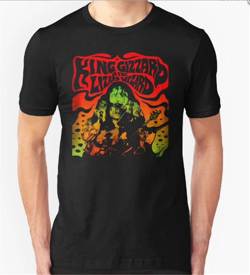 King Gizzard And The Wizard Lizard T Shirt Psychedelic Rock Australian Music 1 Graphic Tee |