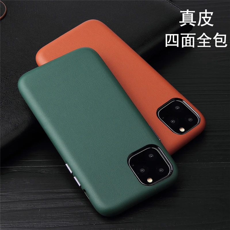 Женский чехол накладка из натуральной воловьей кожи для iPhone 11 Pro Max 2019 5 8 6
