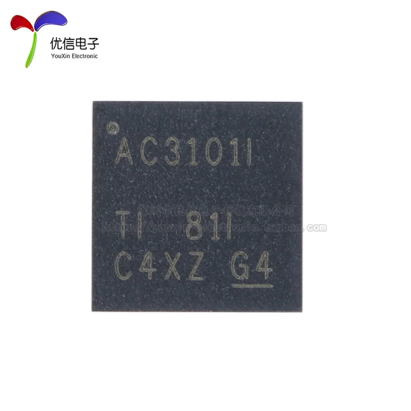 

5PCS/ original authentic TLV320AIC3101IRHBR QFN-32 stereo audio codec chip