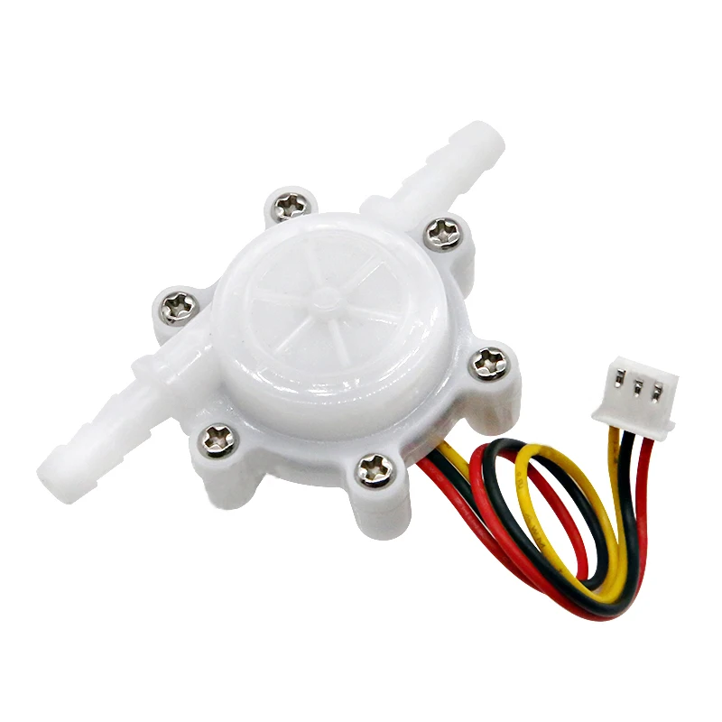 

7MM Hose Water Flow Sensor Hall Sensor 1.75MPa Coffee Machine Water Dispenser Water Purifier MicroTurbine Flowmeter DC5~18V