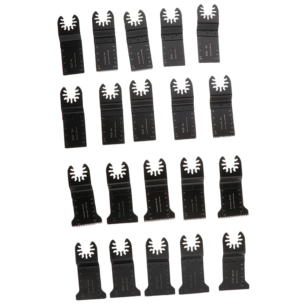 20x Oscillating Multi Tool Saw Blade for Fein Multimaster Bosch Bi-Metal Blades Wood Cutter Kit Precision Japan Tooth