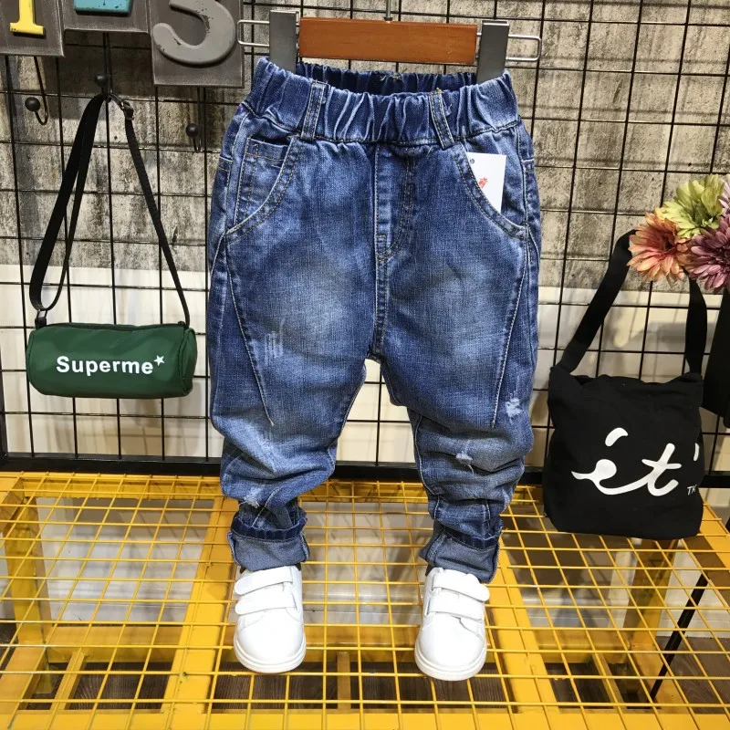 2020 Kids Boys Jeans Fashion Clothes Casual Pants Denim Clothing