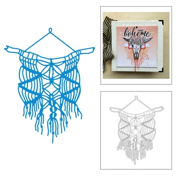 

2020 New Banners Macrame Metal Cutting Dies For DIY Lace Embossing Background Decoration Greeting Card Cut Scrapbooking No Stamp