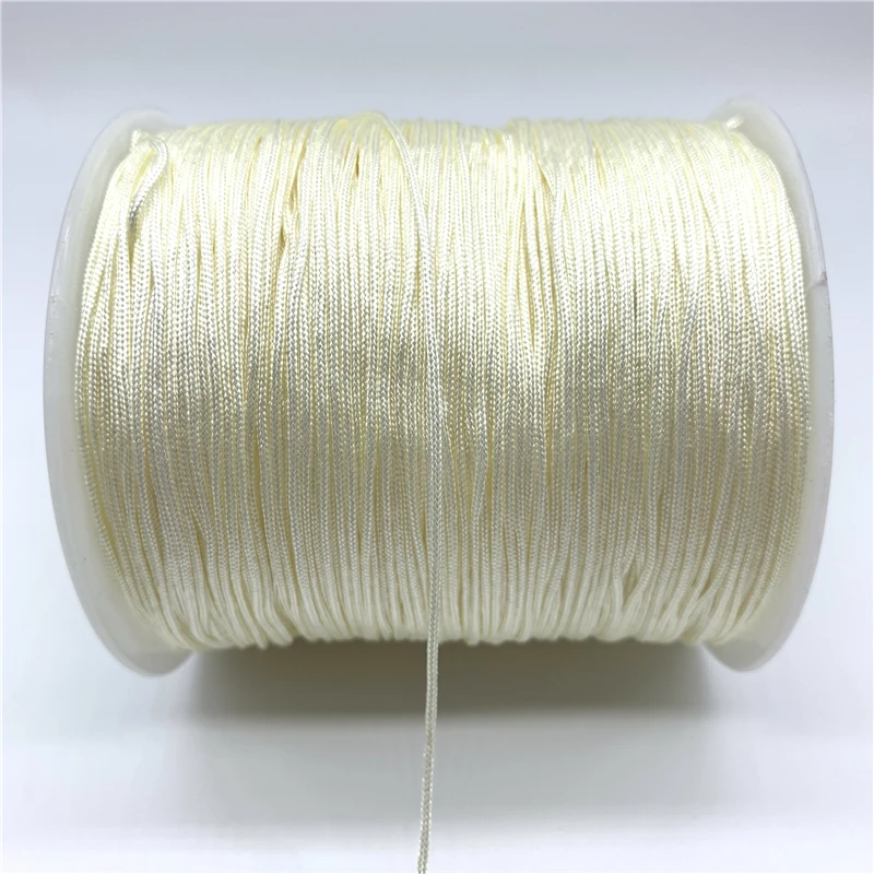 10yards/Lot 1mm Nylon Cord Rope Chinese Knot Macrame Cord Rope For Jewelry Making DIY Shamballa Bracelet