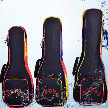

Ukulele Bag Case Waterproof Electric 21 23 26 Inches Soprano Concert Tenor Backpack Carry Gig Portable Colorful Durable