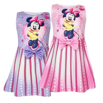 

Mickey Kids Dresses for Girls Birthday Easter Cosplay Minnie Dress Up Kid Costume Baby Girls Clothing For Christmas Kids clothes