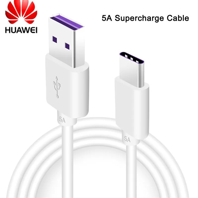 huawei супер зарядный кабель 5A 3,1 usb type C кабель для huawei MATE 9 10 20 Pro P9 P10 P20 Pro Honor 9 10 v10 Note 10 - Цвет: 5A Type c cable