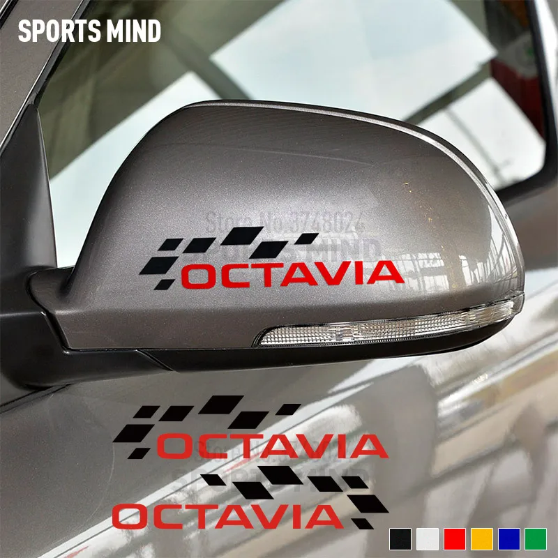 1 пара Виниловая пленка для оклеивания автомобилей-Стайлинг Skoda Octavia A5 A7 VRS