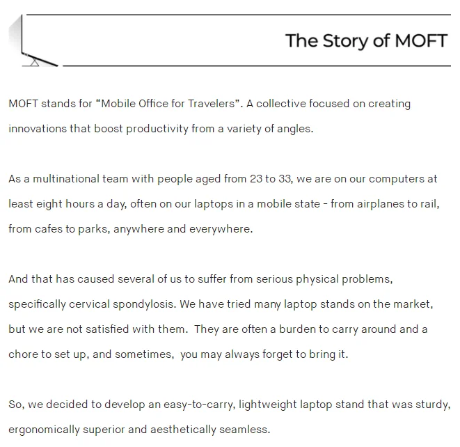 MOFT обеспечивает мгновенную регулируемую подставку для вашего ноутбука, клейкая невидимая Складная портативная Подставка для iPad MacBook ноутбука