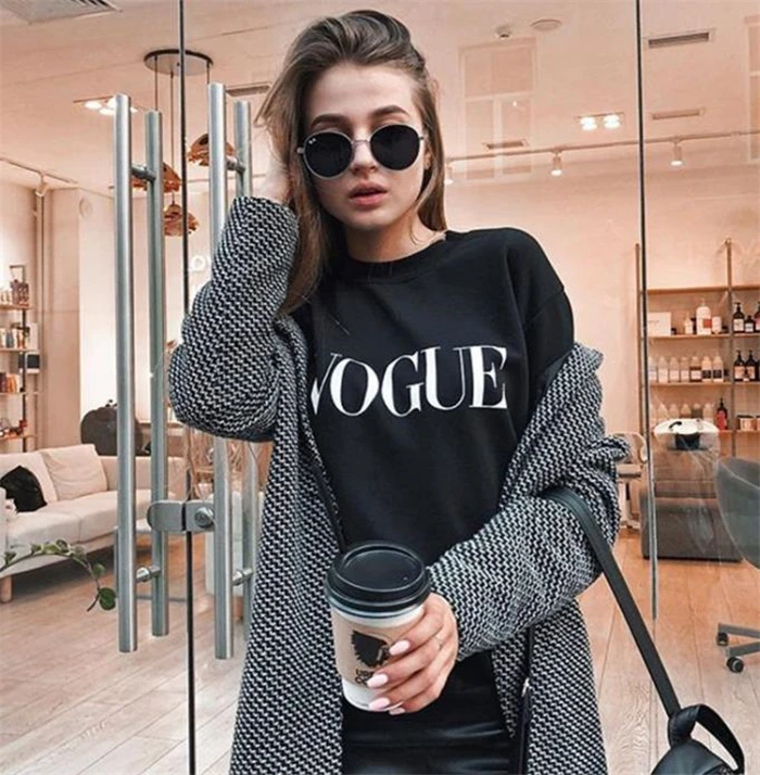 Осень стиль трендовые буквы женский спортивный костюм AliExpress
