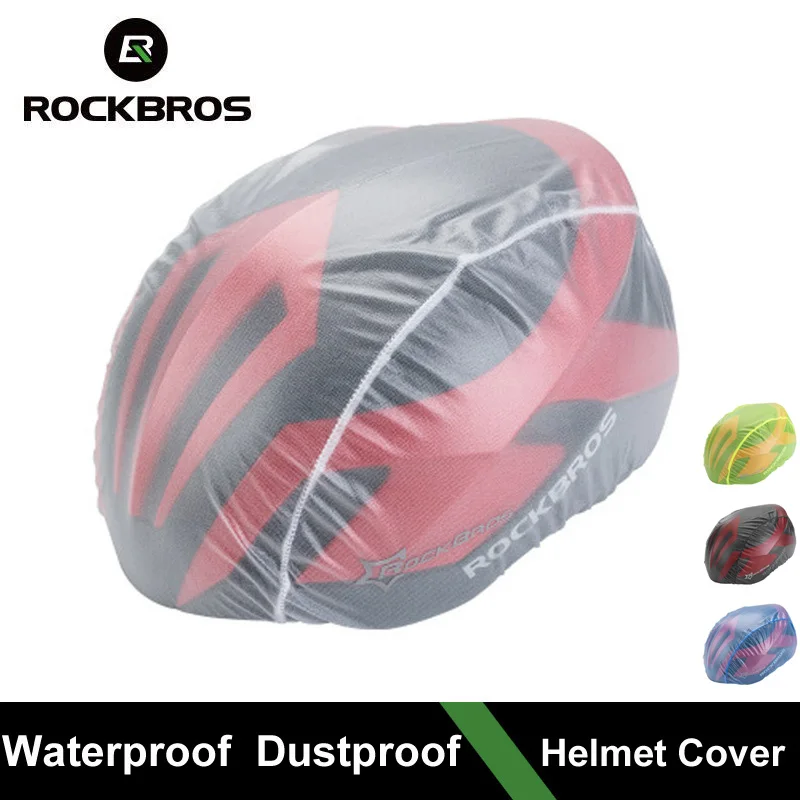 

ROCKBROS Bicycle Helmet Cover Waterproof Dustproof Bike Rain Cover MTB / Road Bike Helmet Rain Protector