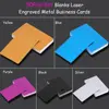 50Pcs Metal Business Cards aluminum alloy Blanks Card for Customer Laser Engraving DIY Gift Cards 7Colors Optional(Gold) ► Photo 2/6