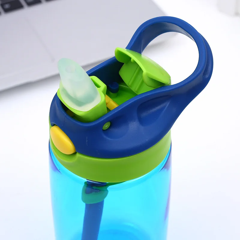 Новая мода 480 мл креативные Мультяшные детские чашки для кормления с соломинкой