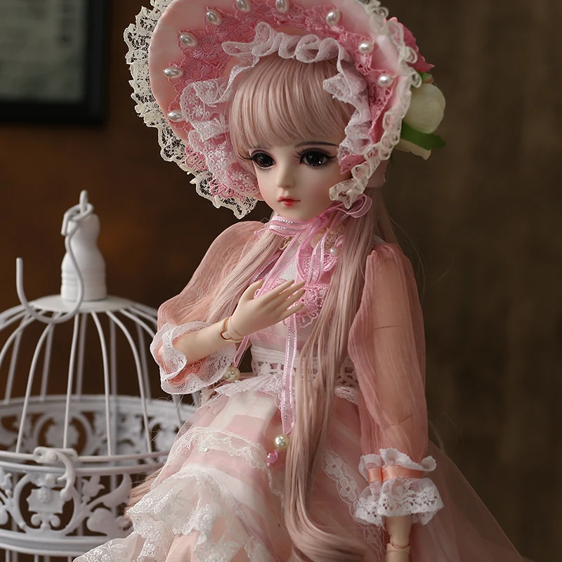 UCanaan 1/3 BJD Doll 18 Ball Jonited Dolls With Upgraded Makeup Full Outfits Princess Dress Girls Toys Gifts For Children 16