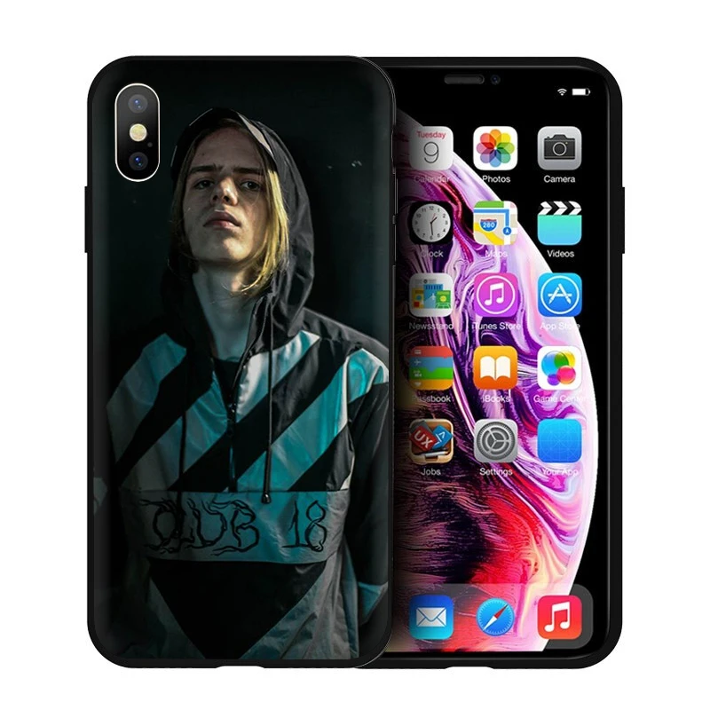 B8 Мягкий силиконовый чехол для телефона EWAU Pharaoh Rapper для iPhone 5 5S SE 6 6s 7 8 plus X XR XS 11 Pro Max - Цвет: B8