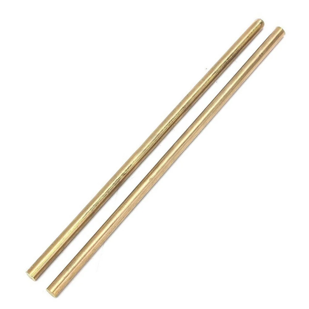 Brass Rod 1/5/10pcs 100-450mm length 2/3/4/5/6/8-20mm DIY Hardware Round Bar Circular Wire Tube Modelmaking