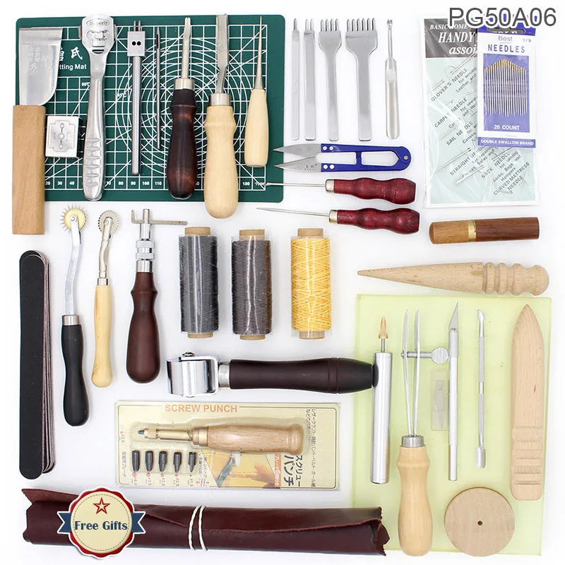Leather Craft Sewing Tool Leather Processing Groover Bevel Indenter Mat DIY Hand Stitching