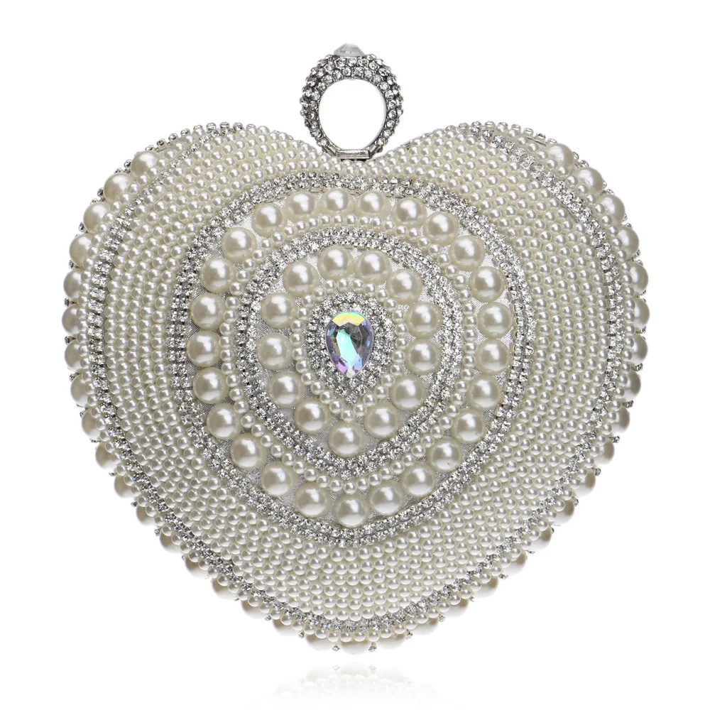 

Hot Selling Surplus Power Pearl Women's Evening Bag Europe And America Debutante Formal Dress Evening Bag Banquet Clutch Bag