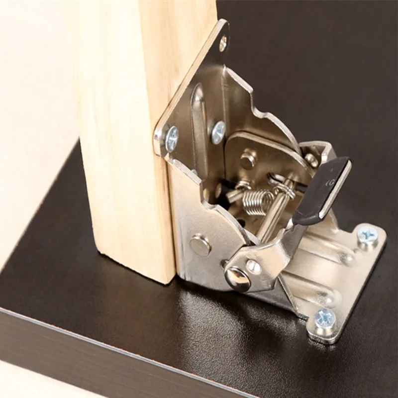 90 градусов самоблокирующийся складной шарнир Кронштейн на ножке для стола стол