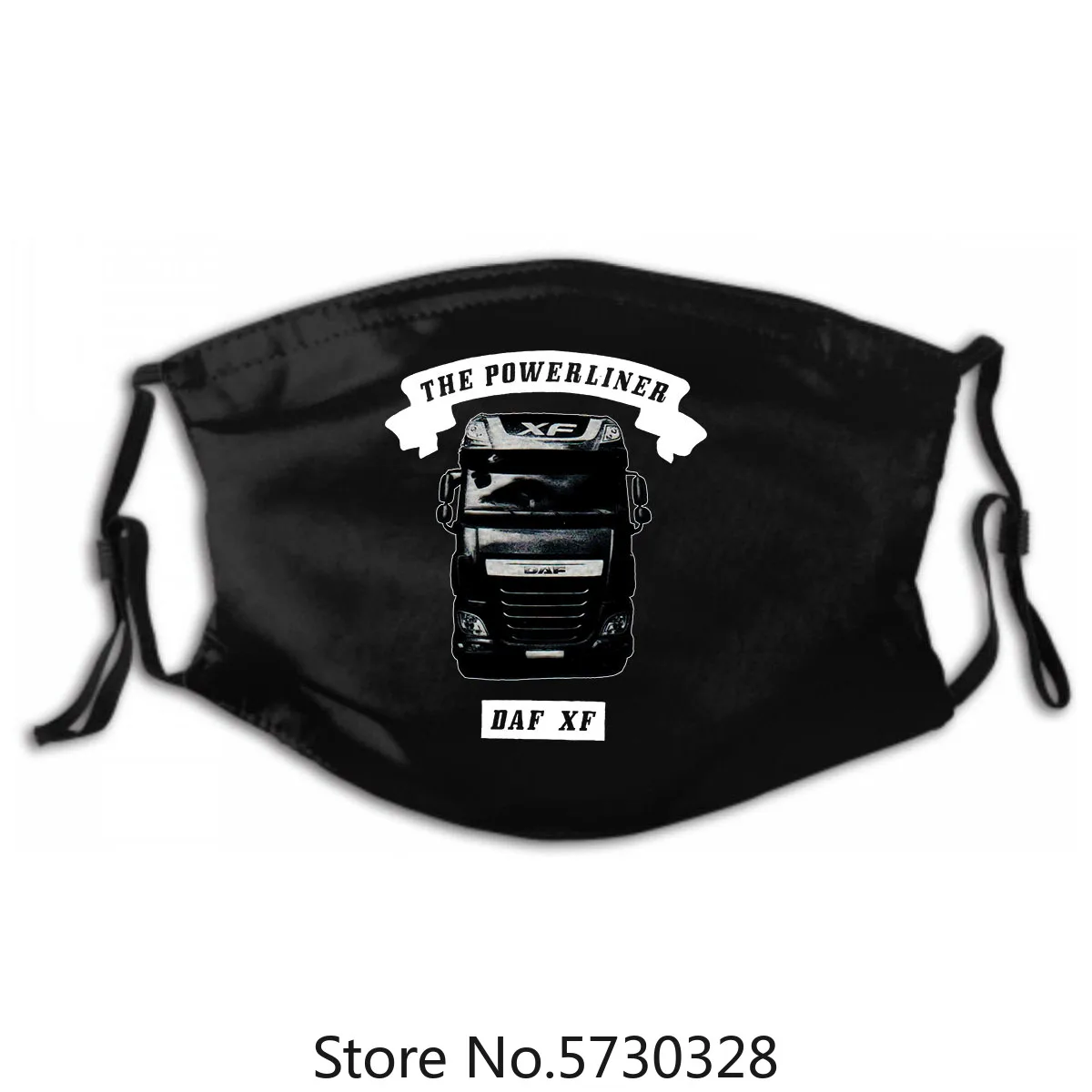 

Mask, Daf Xf, Powerliner, PM2.5 Filters 5 Layers of Protection for Unisex Black Truck,Trucker,Truck Washable Reusable Mask with