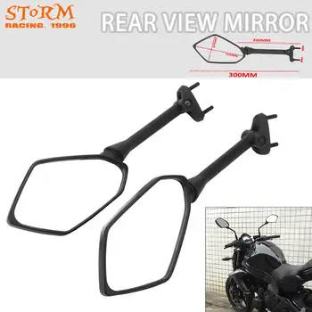 

CNC Universal Motorcycle Rearview Mirror Side Mirrors Rear View For Kawasaki ER6N Ninja400 Ninja600 ER-6N Ninja 400 600 Street
